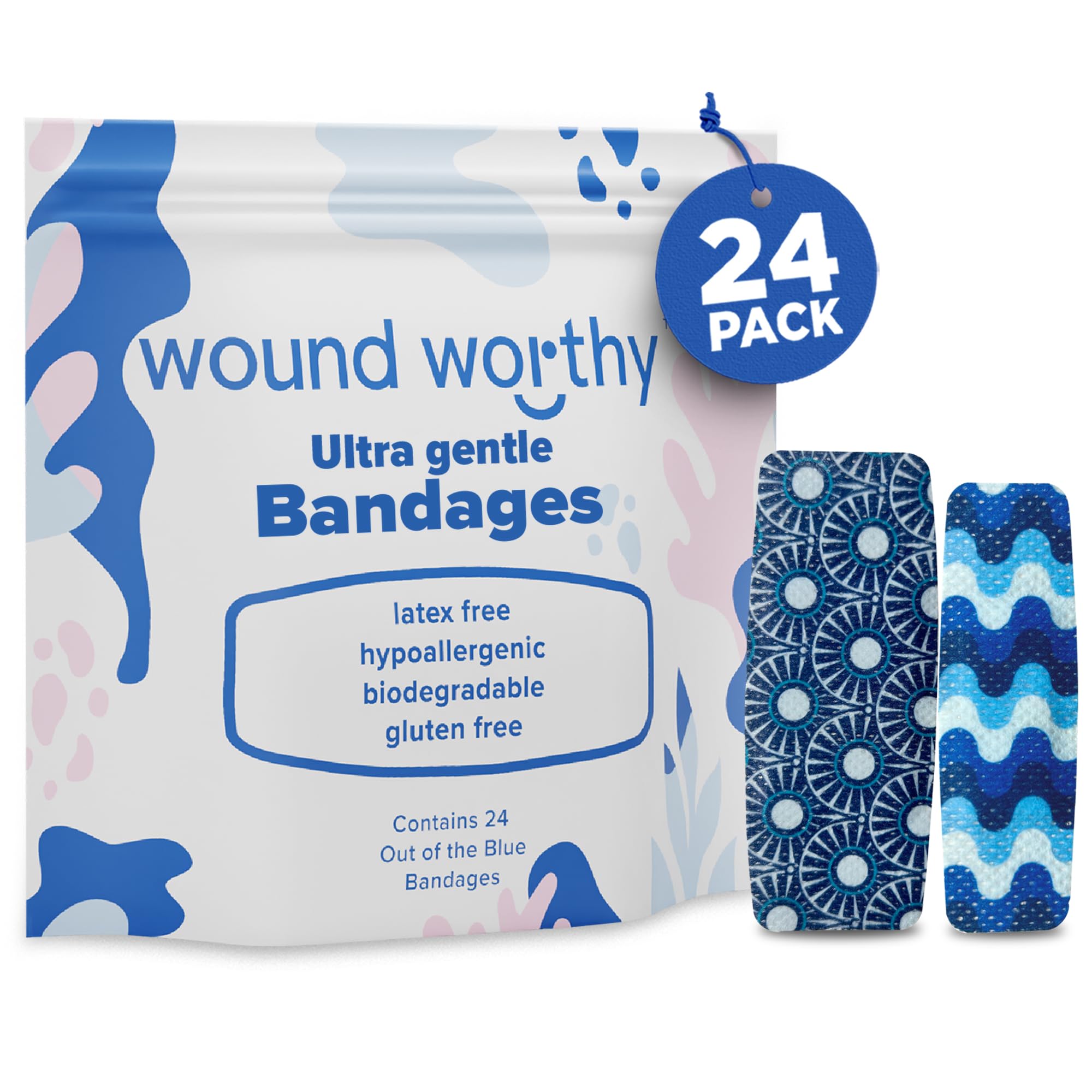 Wound Worthy Out of The Blue Ultra Gentle Bandages Superior Healing