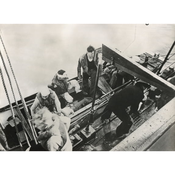 Wounded Sailors Of The Gunboat Uss Panay History (36 x 24)