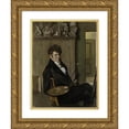 thumbnail image 1 of Wouter Johannes van Troostwijk 19x24 Gold Ornate Framed and Double Matted Museum Art Print Titled - Self-Portrait (C. 1809), 1 of 4