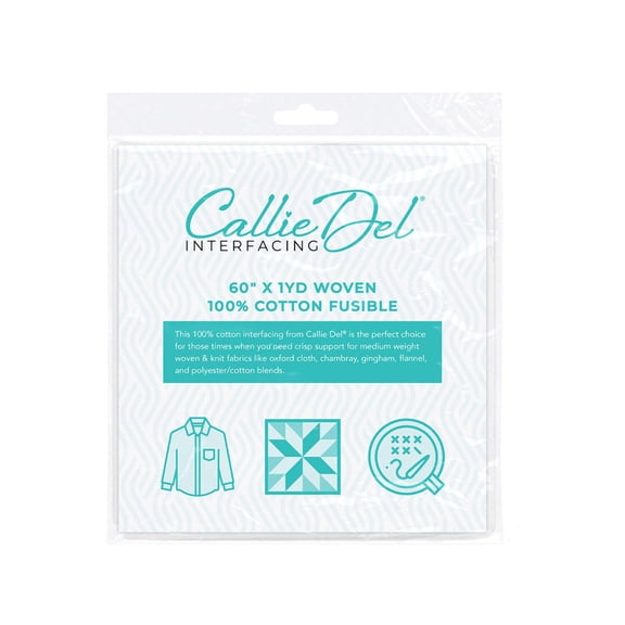 Woven 100% Cotton Fusible Packaged Interfacing 60in x 1yd