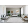 thumbnail image 1 of Woven Area Rug, 2' x 3' Area Rugs, Soft Carpet for Living Room Bedroom Office, Machine Washable Rugs, White, 1 of 7