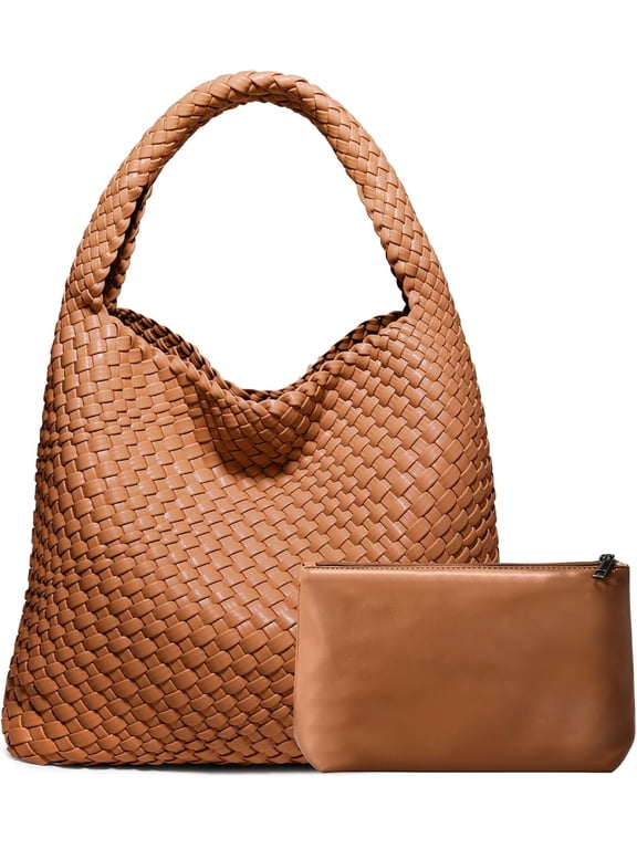 Woven Bag Purses and Handbags Woven Vegan Leather Bag For Women Woven Tote Bag Shoulder Bag Top-Handle Bag With Purses