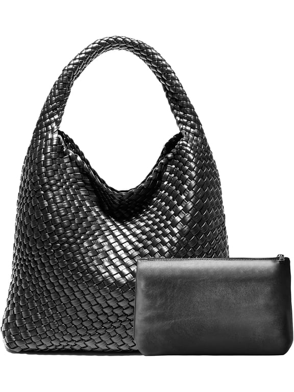 Woven Bag Purses and Handbags Woven Vegan Leather Bag For Women Woven Tote Bag Shoulder Bag Top-Handle Bag With Purses