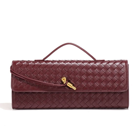 Woven Bag for Women Messenger Bag Unique Clutch Vintage Leather Crossbody Shoulder bag For Commute Vacation Lady Party Events Purse Elegant Fashion Design Satchel Durable Stylish Baguette Handbag
