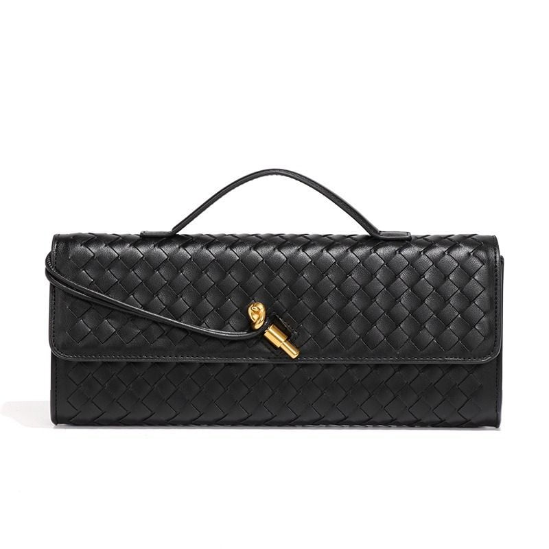 Woven Bag for Women Messenger Bag Unique Clutch Vintage Leather Crossbody Shoulder bag For Commute Vacation Lady Party Events Purse Elegant Fashion Design Satchel Durable Stylish Baguette Handbag