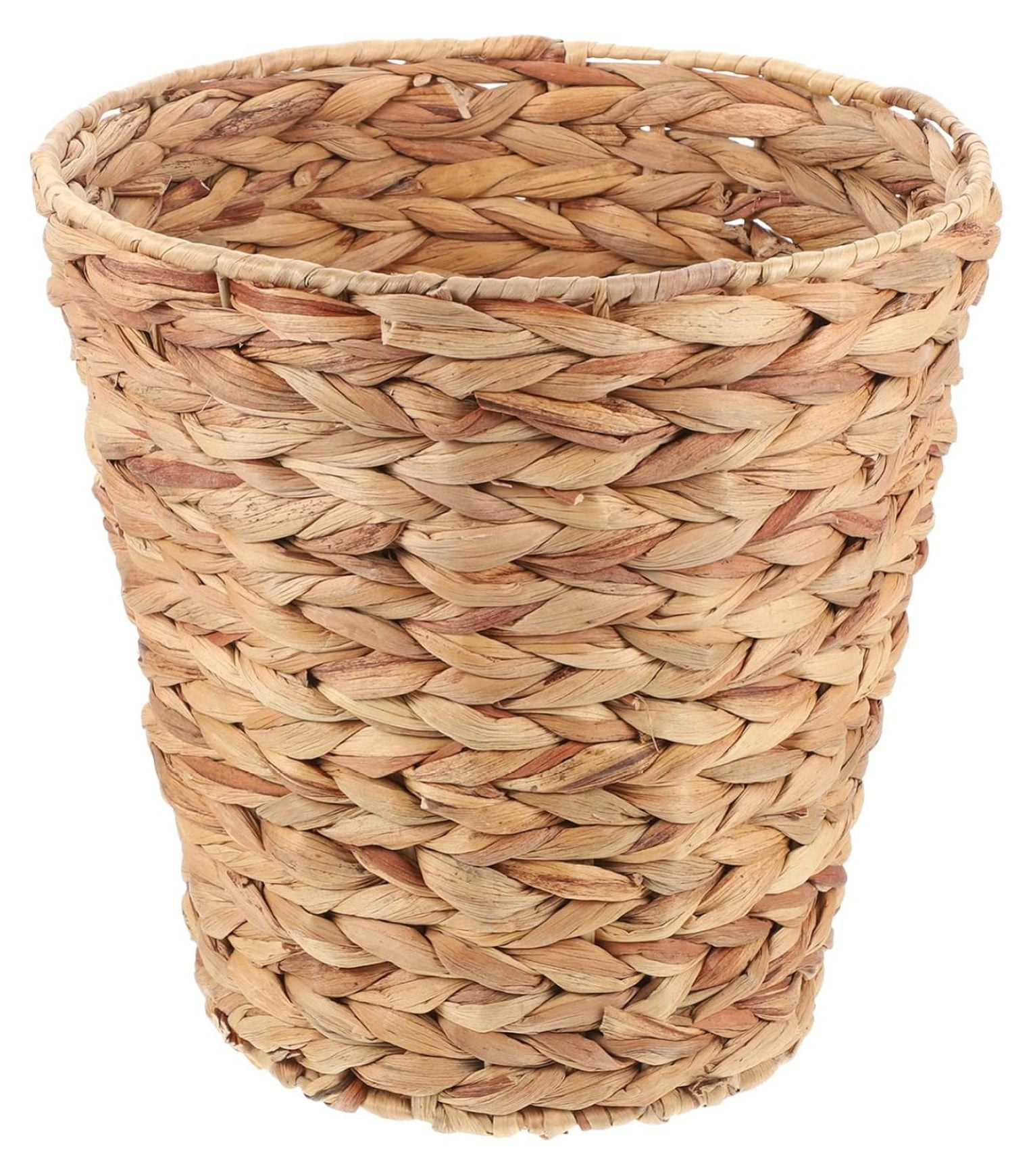 Woven Basket Wicker Rattan Waste Basket Woven Seagrass Trash Can