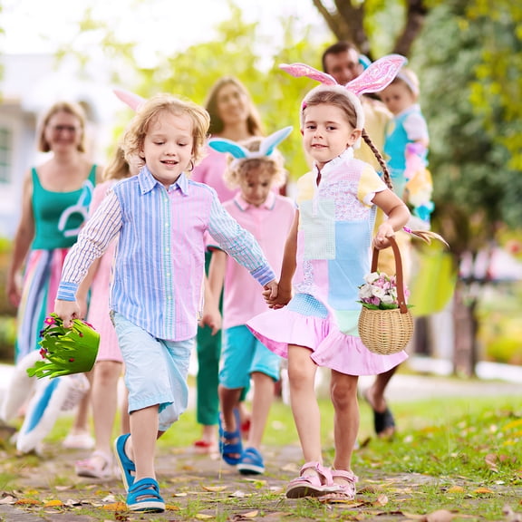 Supvox Wicker Woven Flower Basket Handcrafted Light Brown Storage Basket with Carry Handle