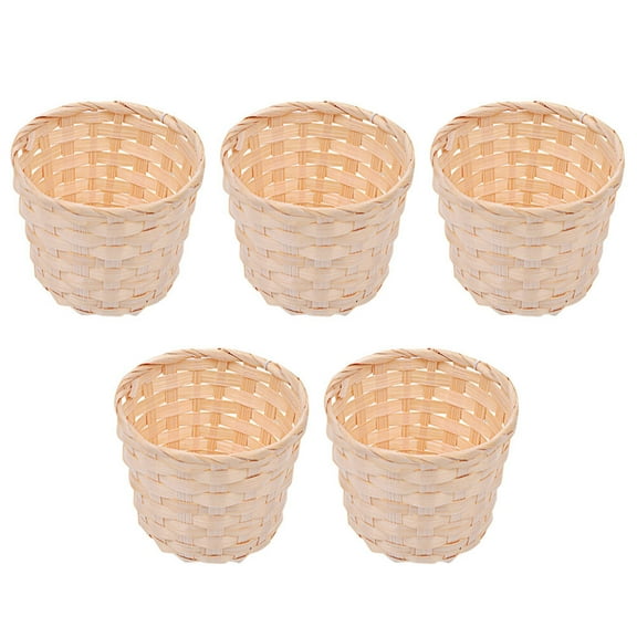 WEAVILUX Weavilux Hand Made Woven Storage Basket Multi Home Serving 5Pcs
