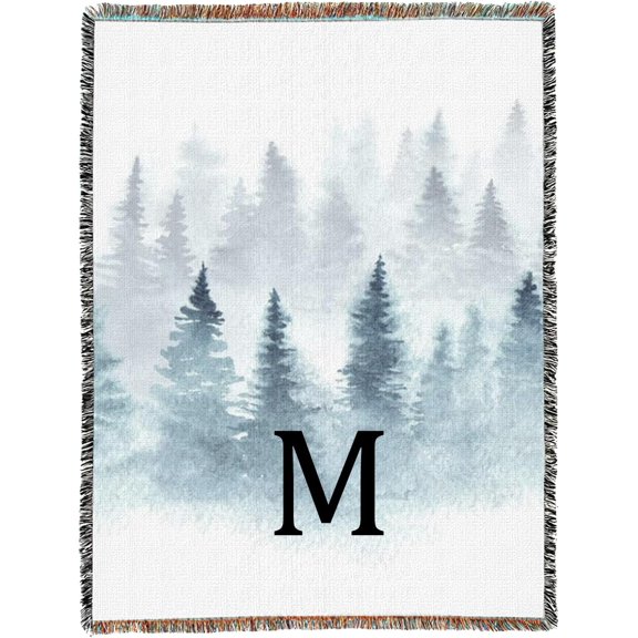 Woven Blanket Throw Personalized Photo Blanket Woven Customized Gifts for Family Friends Co-Workers on Birthday Anniversary Christmas Soft and Lightweight Blanket Woven with Fringe Blankets