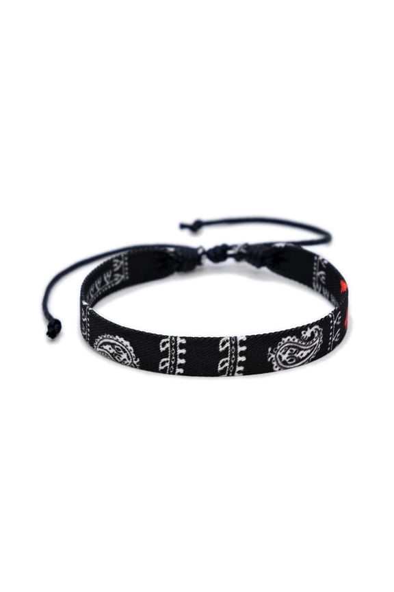 Woven Bracelet For Women Men Handmade Ethnic Wave δ> Ribbon Bracelet Dot D3A3