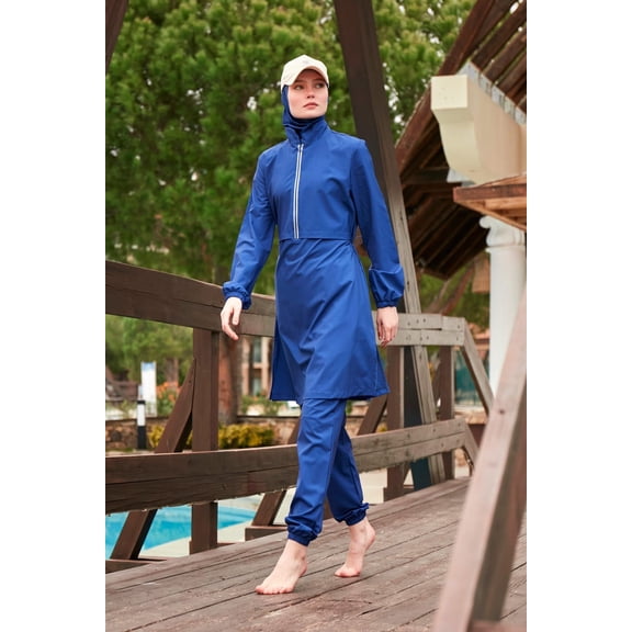 Woven Burkini Modest Swimwear M2435