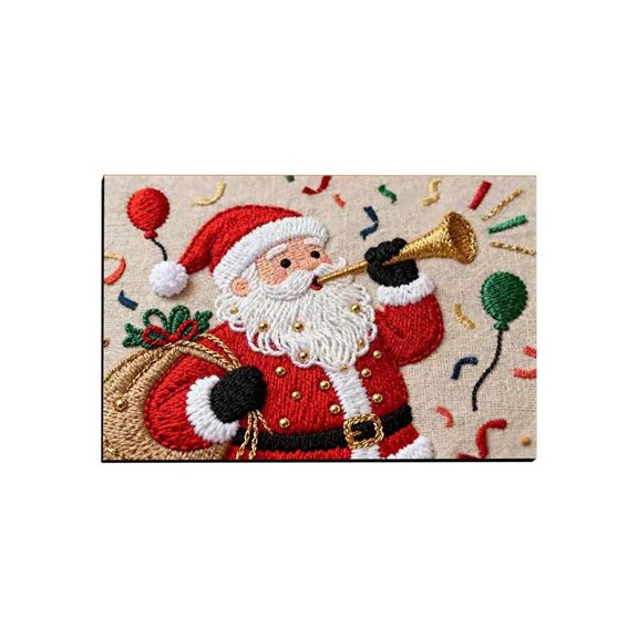 Woven Christmas Mat Diatom Mud, Non-Slip Quick Drying Stone Bath Mat for Bathroom Floor, Super Absorbent Diatomaceous Earth Bath Mat with Deer Design for Shower, Tub, and Sink, Fast Drying Foot Mat