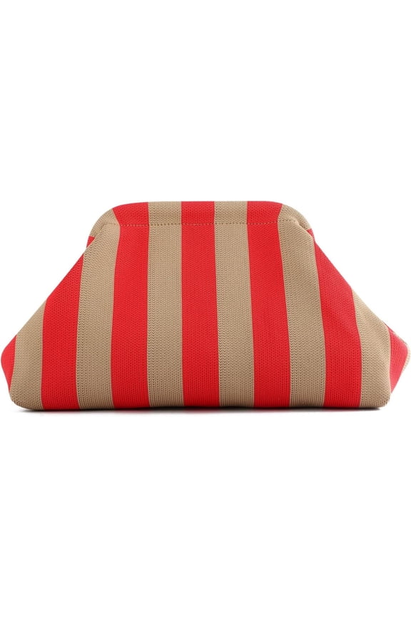 Woven Clutch Purses for Women Casual Crochet Dumpling Handbags Small Cloud Purse Summer Beach Bag