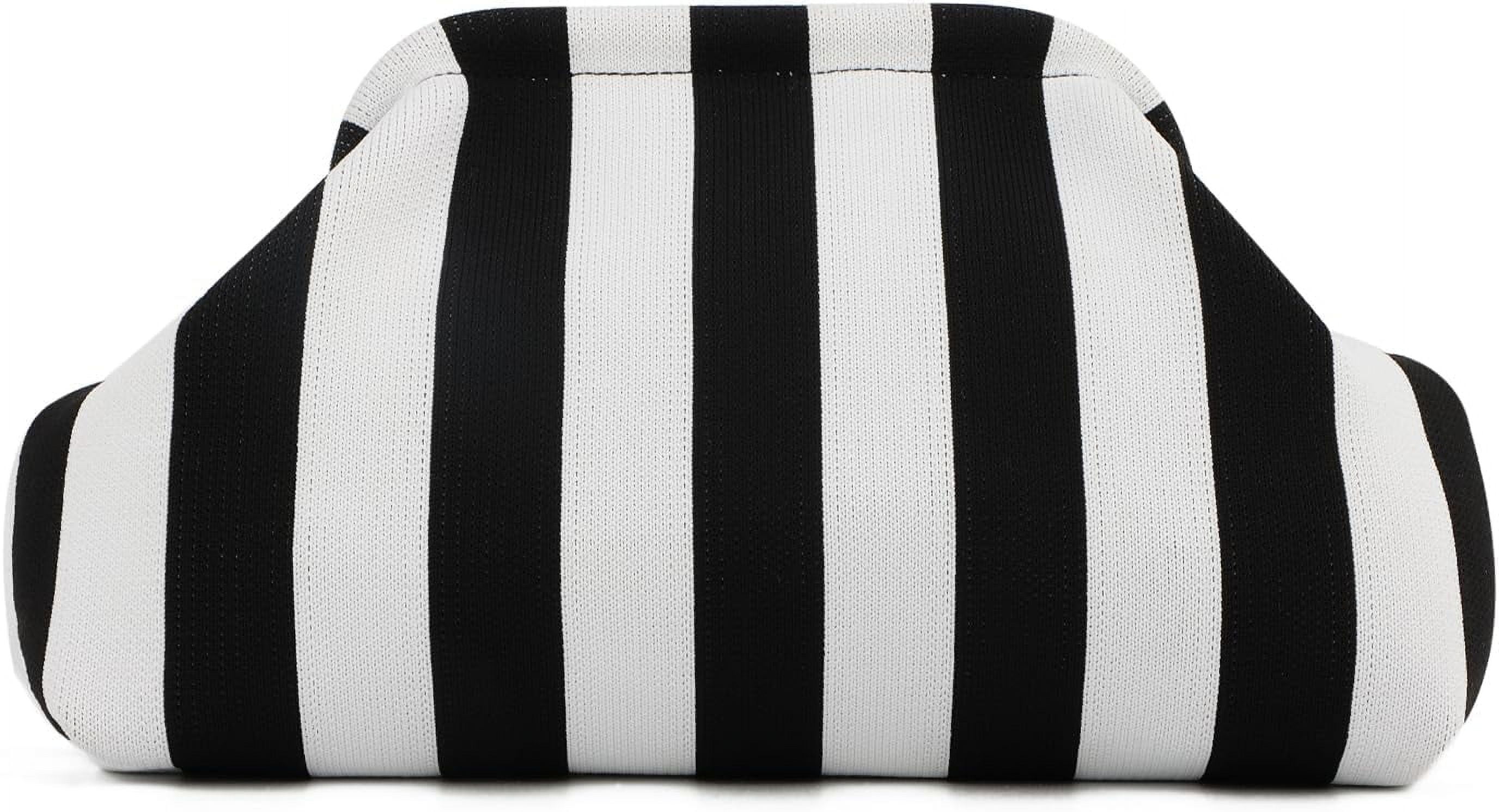 Woven Clutch Purses for Women Casual Crochet Dumpling Handbags Small Cloud Purse Summer Beach Bag