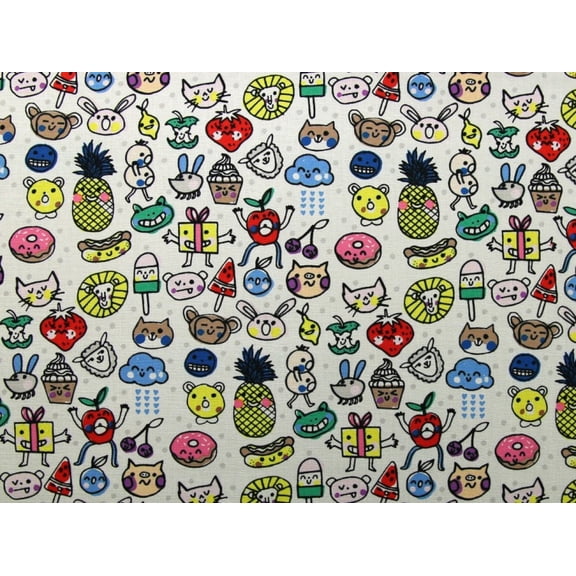Woven Cotton Dress Fabric Multicoloured - per yard
