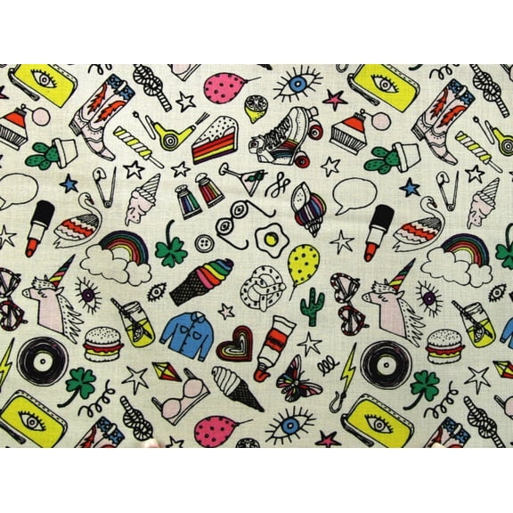 Woven Cotton Dress Fabric White - per yard