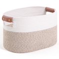 Woven Cotton Rope Storage Basket,Decorative Woven Basket,Decorative ...