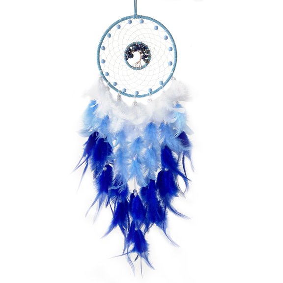 Woven Dreamcatcher Stone Tree Large Boho Wall Hanging Ornament For Bedroom Living Room Protective Charm Gift
