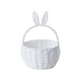 thumbnail image 1 of Woven Easter Baskets Bunny Ear Design Woven Bunny Baskets with Handles Eggs Hunt Bucket Rabbit Cotton Rope Basket Gift for Boys Girls, 1 of 7