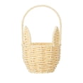 thumbnail image 1 of Woven Easter Bunny Basket - 8.26"" Light Blue Rattan Easter Basket with Bunny Ears, Multi-Functional Storage Basket for Easter Decor and Easter Gifts, Yellow, 1 of 5