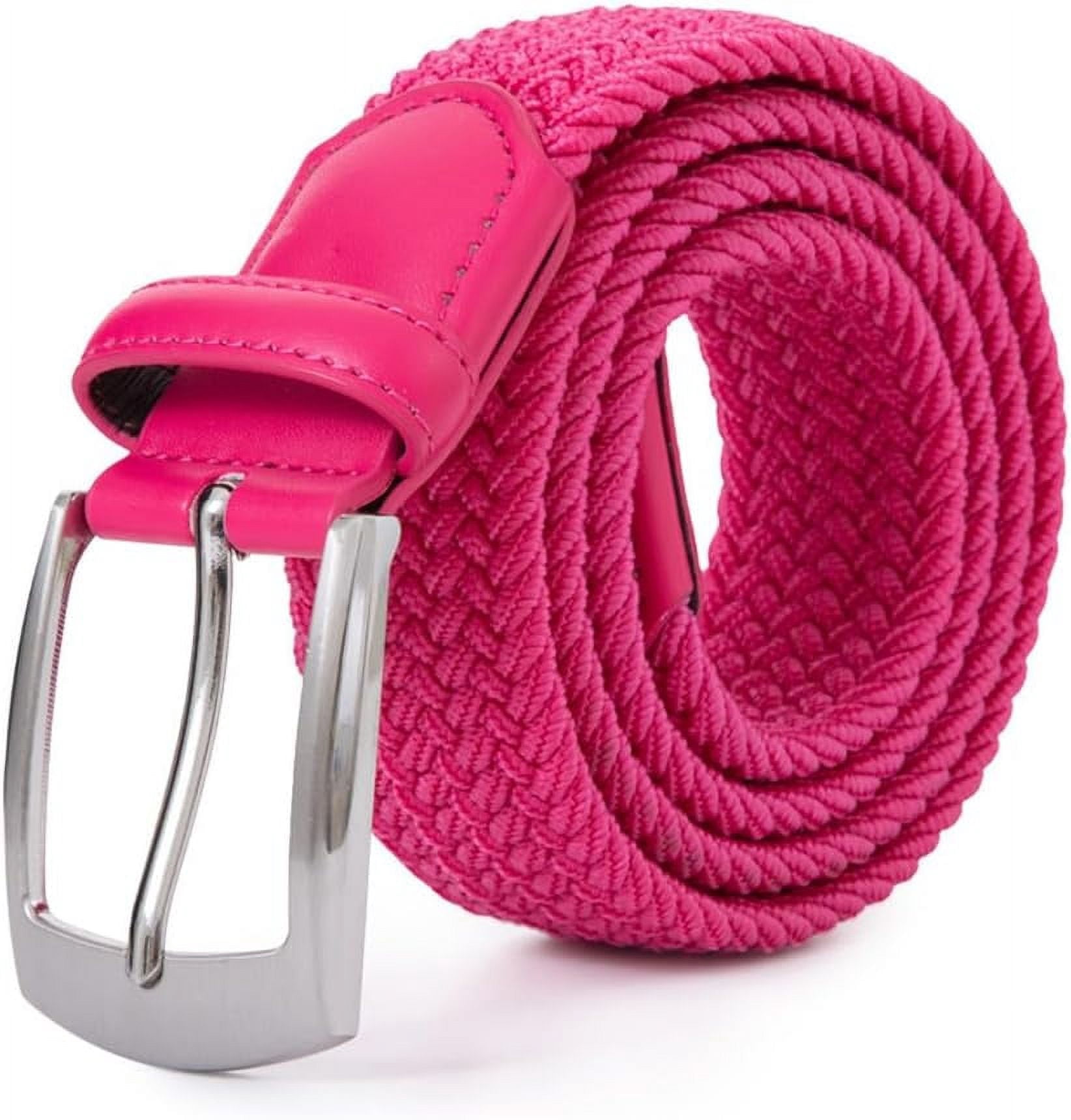 Tri-color expandable woman’s belt Woven Elastic Braided Belts Womens Stretch Belt Limitless  main image 3