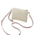 thumbnail image 1 of Woven Envelope Purse 8.27x5.91x0.59in Textured Clutch Bag Beige Pink Khaki Brown Red Mini Satchel Crossbody Bag Casual Compact Evening Satchel Lightweight Essential​, 1 of 7