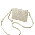 thumbnail image 1 of Woven Envelope Purse 8.27x5.91x0.59in Textured Clutch Bag Beige Pink Khaki Brown Red Mini Satchel Crossbody Bag Casual Compact Evening Satchel Lightweight Essential​, 1 of 7