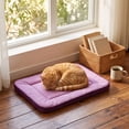 thumbnail image 1 of Woven Fabric Pet Mat Scratch Resistant Pull Proof Washable All Seasons Quilted Padding Non Slip for Cats Small Dogs Crate Floor Furniture, 1 of 6