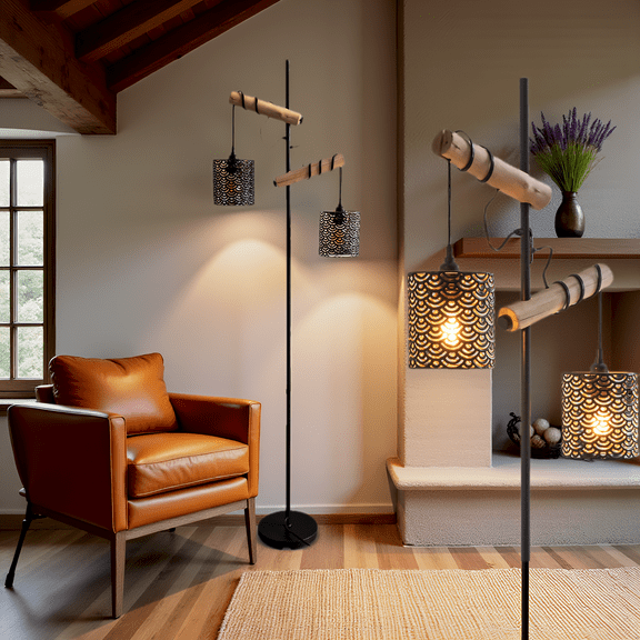 Woven Floor Lamp
