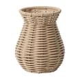 thumbnail image 1 of Woven Flowers Vase Decorative Imitation Rattan Vase Rustic Plastic Flower Holder for Home Office Balcony Tabletop Decor for Living Room Flower Arrangement Cabinet Dry Flower Decor, 1 of 6