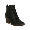 thumbnail image 1 of Woven Front Pointed Toe Ankle Bootie 19940, 1 of 6