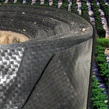 Woven Ground Cover, Weed Control Barrier, Silt Fence, Commercial Grade Landscape Fabric - 3oz - 3' width x 300' length (1 Roll)