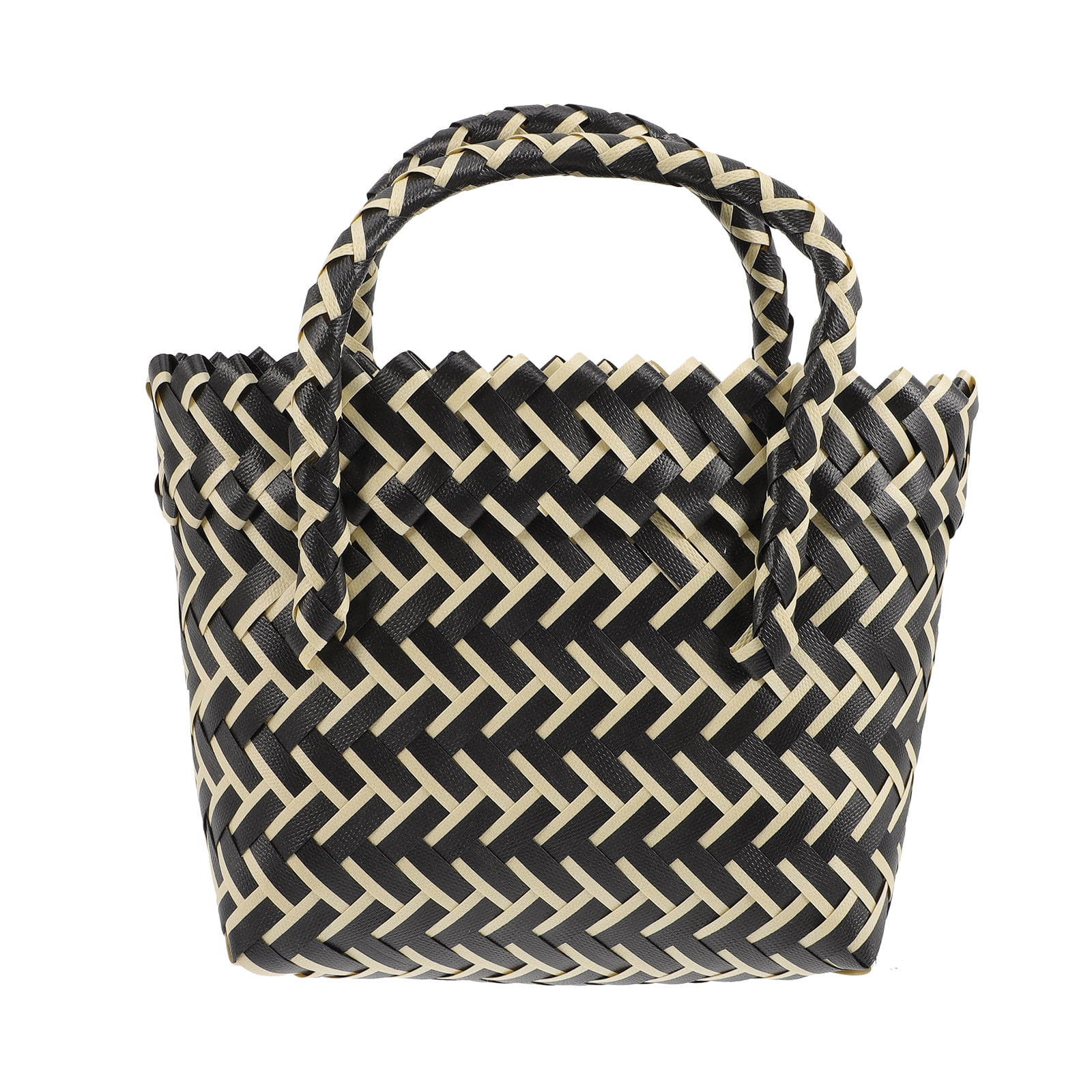 Woven Handbag Basket Bag Beach Bag Casual Handbags Simple Handbags for ...