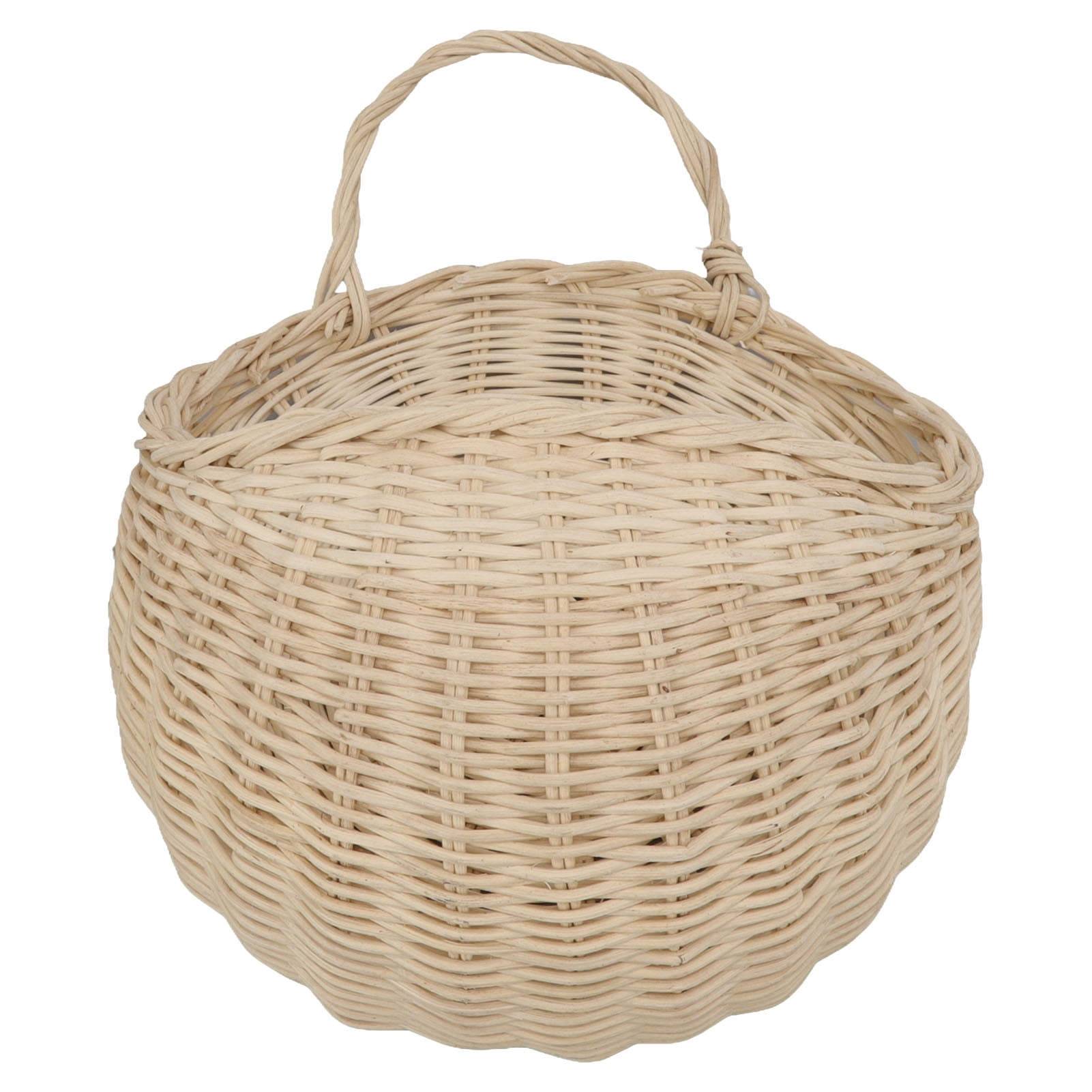Woven Hanging Basket, Natural Rattan Safe Odourless Lovely Shape Sturdy