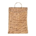 thumbnail image 1 of Woven Hanging Wall Basket for Home & Garden – Handmade Water Hyacinth Wicker Planter, Rustic Decorative Wall Mounted Storage Basket, 1 of 9
