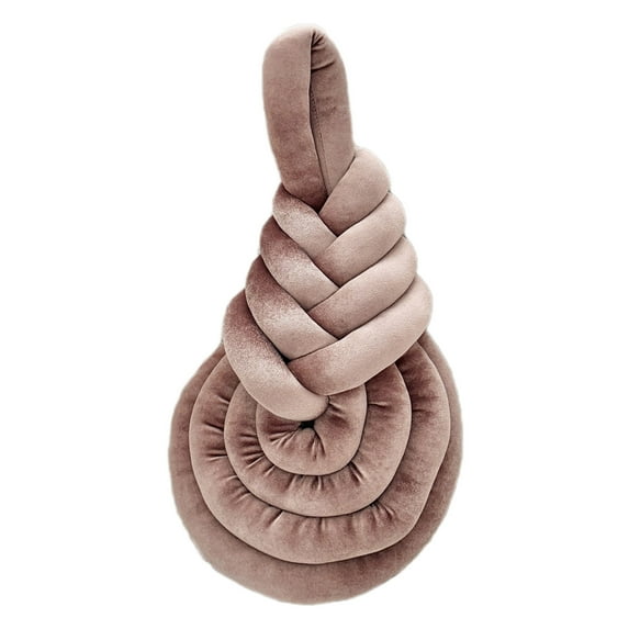 Woven Harp Throw Pillow, Sofa Cushion and Decorative Accent Pillow for Living Room, Bedroom, Soft Polyester Knotted Design