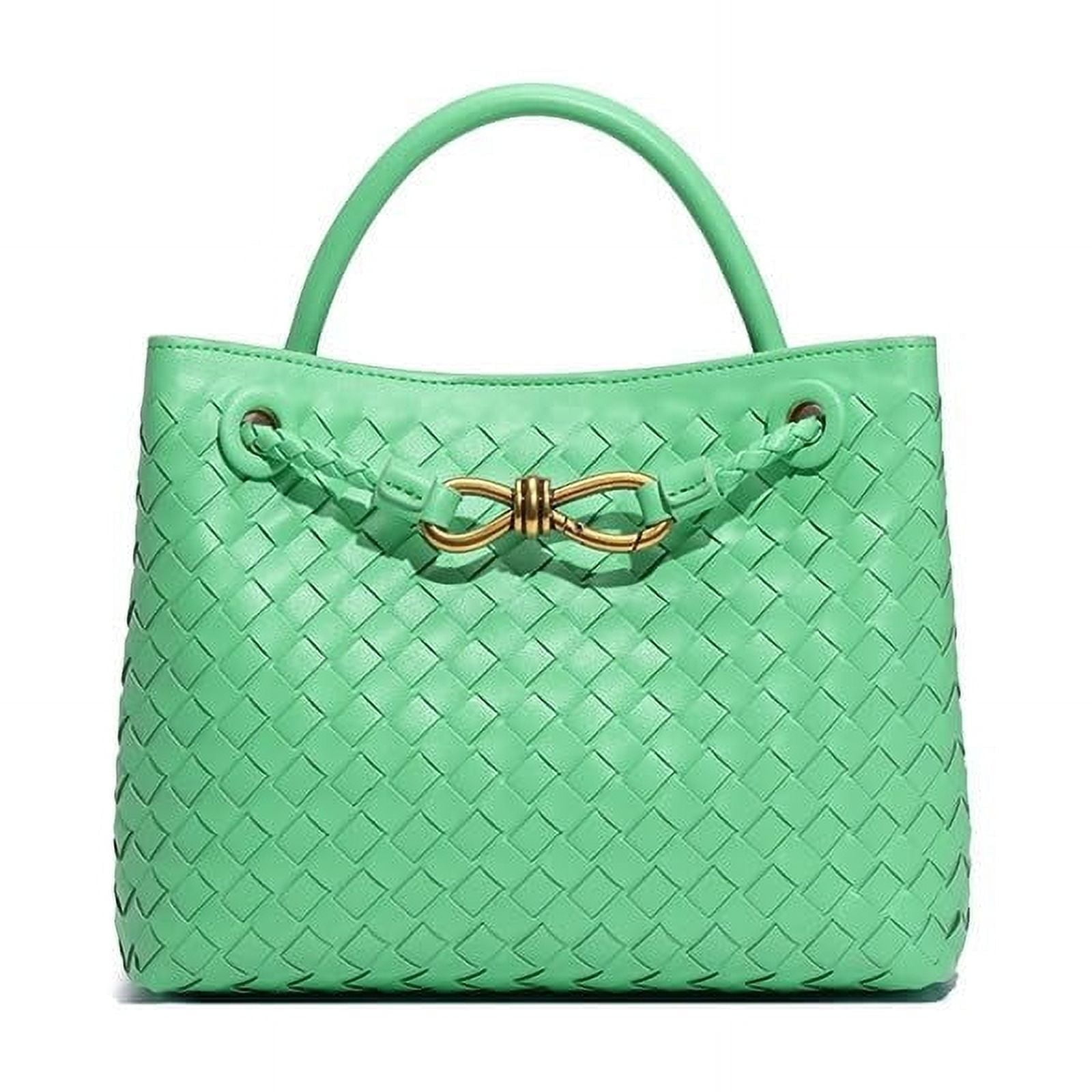 Woven Hobo Bags for Women Tote Bag, Woven Leather Shoulder Crossbody Bag Satchel Bag Woven Handbag Purses
