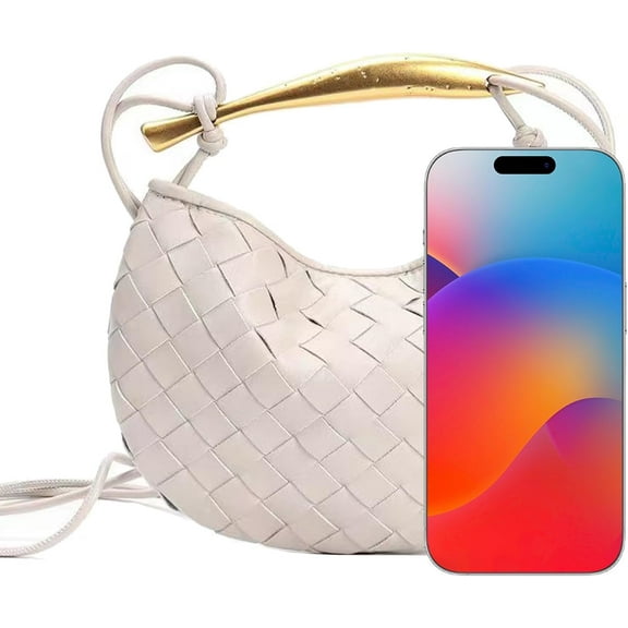 Woven Leather Dumpling Bag Dinner Handbag For Women Purse Hobo Bag Knotted Evening Bag Knotted Handbag