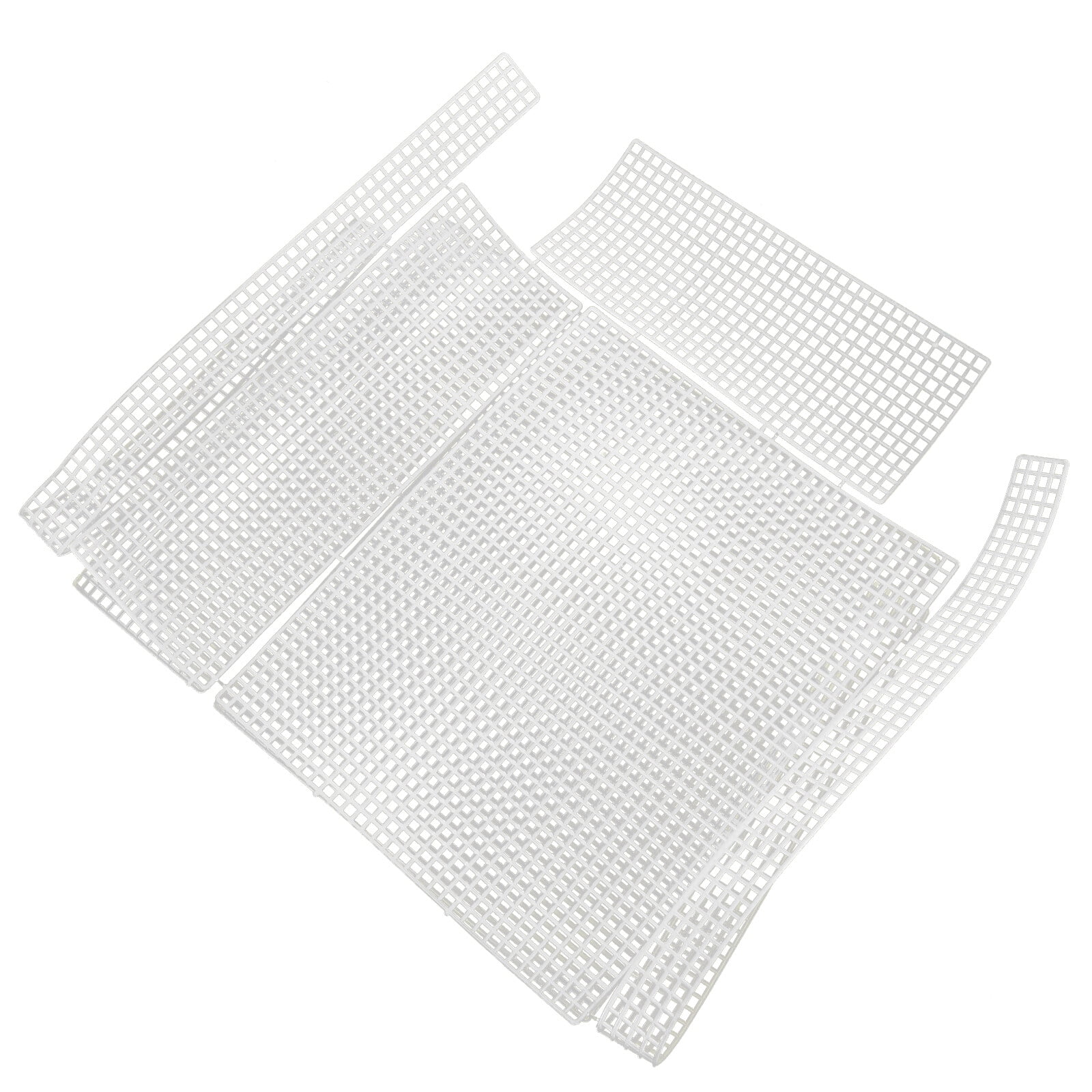 Mesh Photo Set Woven Mesh 2 Sets DIY Bag Material Crochet Hooks Making Plate Plastic ...