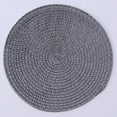 thumbnail image 1 of Round Place Mats, Hot Pads for Kitchen, Non Slip Heat Resistant Woven Table Mat Place Mat Household And Oil-proof Pad Heat Insulation Pad Clearance, 1 of 6