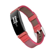 Woven Nylon Band for Fitbit  Inspire & Inspire HR  - Pink