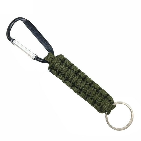 Woven Paracord Lanyard Keychain Outdoor Survival Tactical Military Parachute Rope Cord Pendant Keyring Key Chain