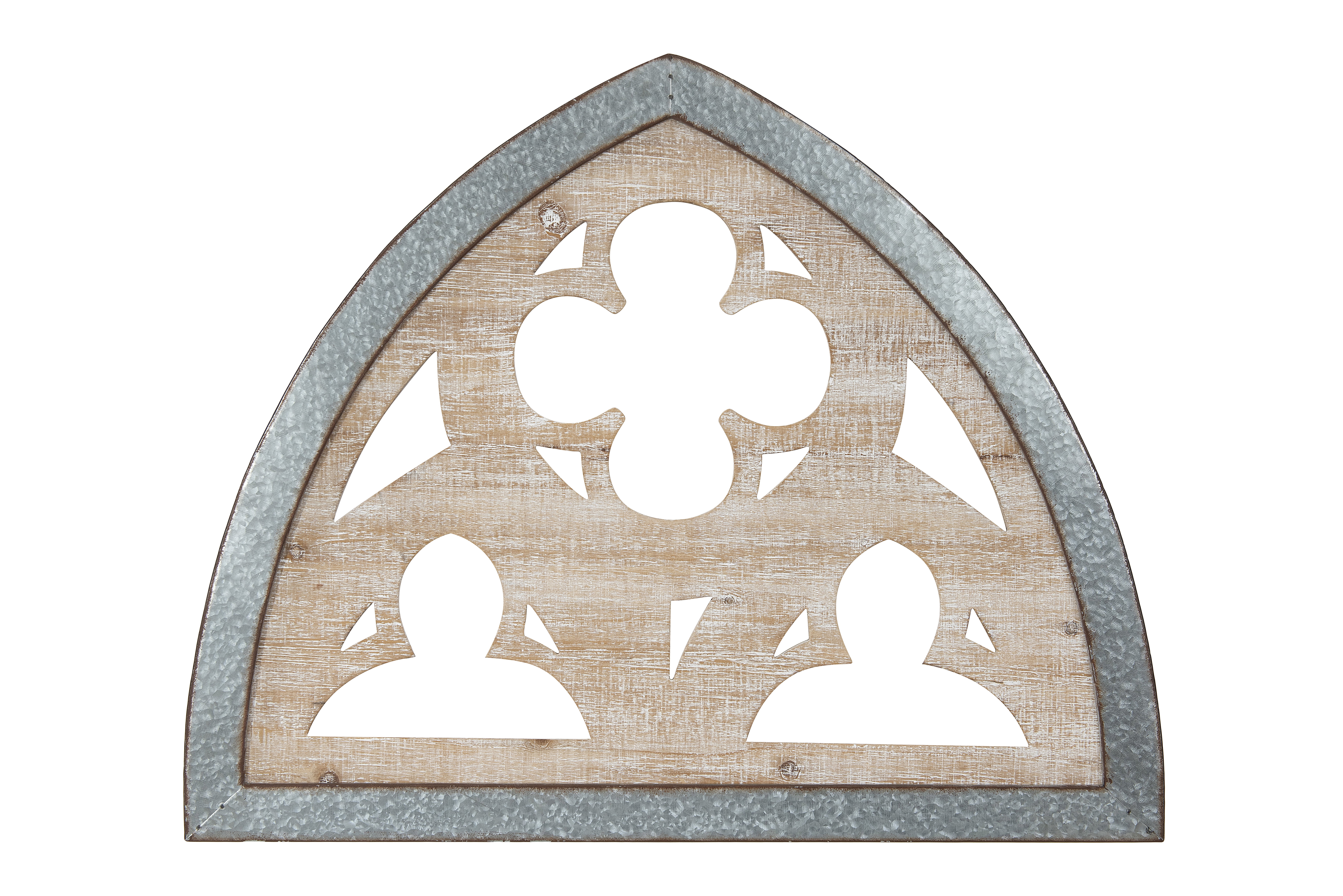 Woven Paths 27.5" Wood & Metal Wall Décor