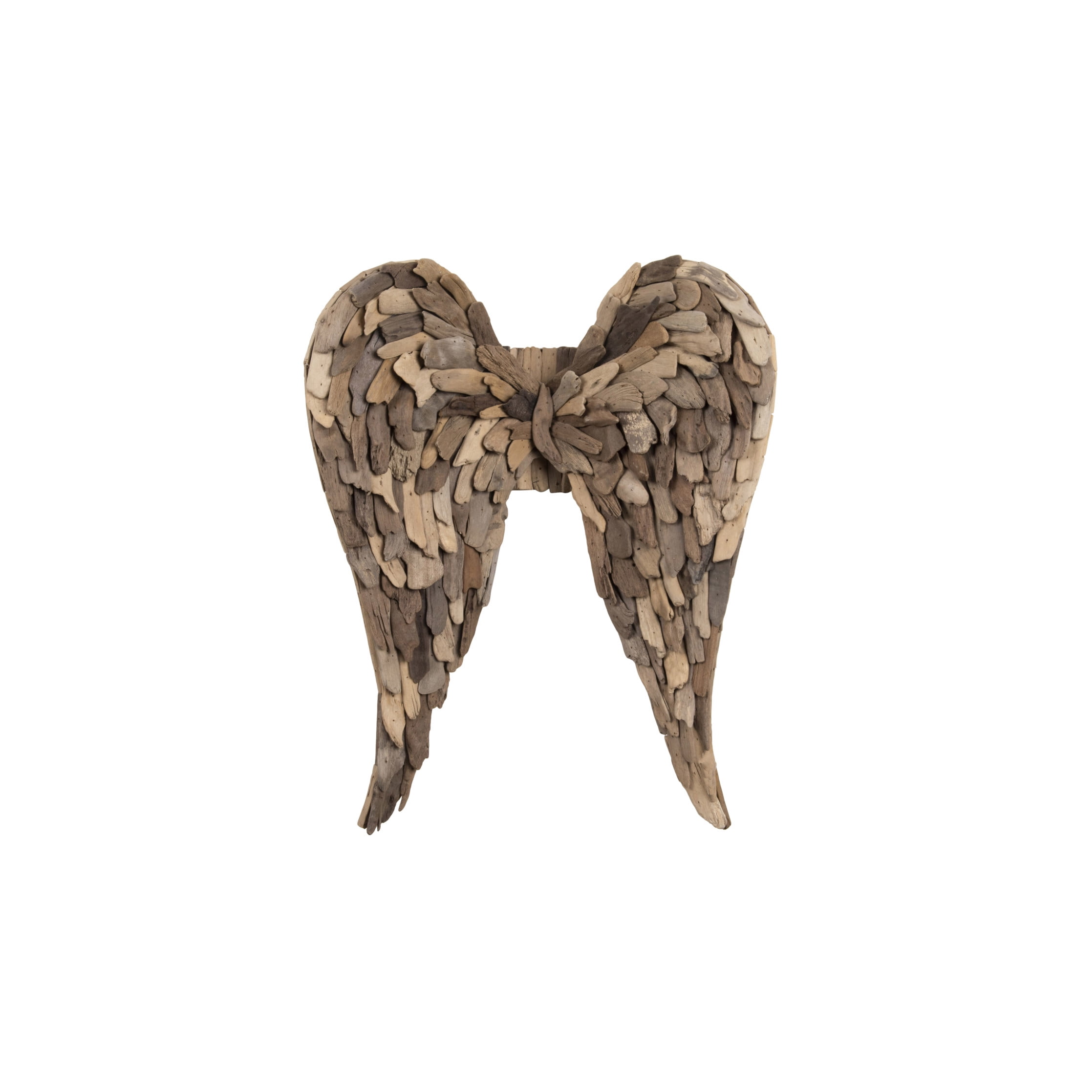 Creative Co-Op Driftwood Angel Wings Wall Decor, Brown