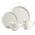 thumbnail image 1 of Woven Paths Farmhouse 16-Piece Dinnerware Set, White, 1 of 6