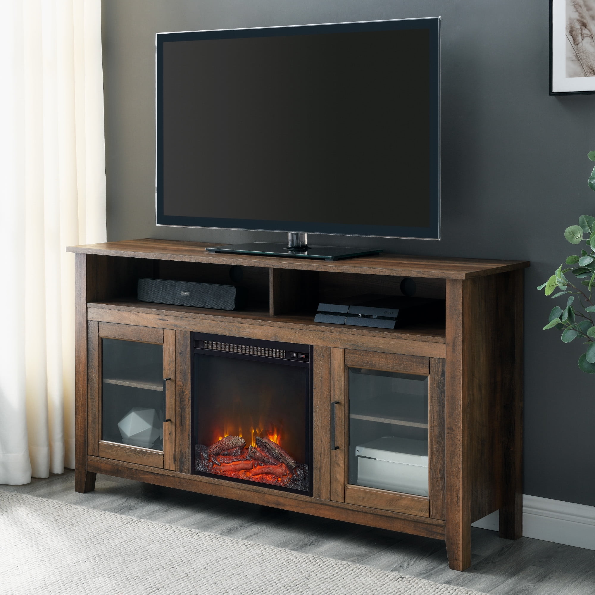 Fireplace tv stand 65 inch walmart deals