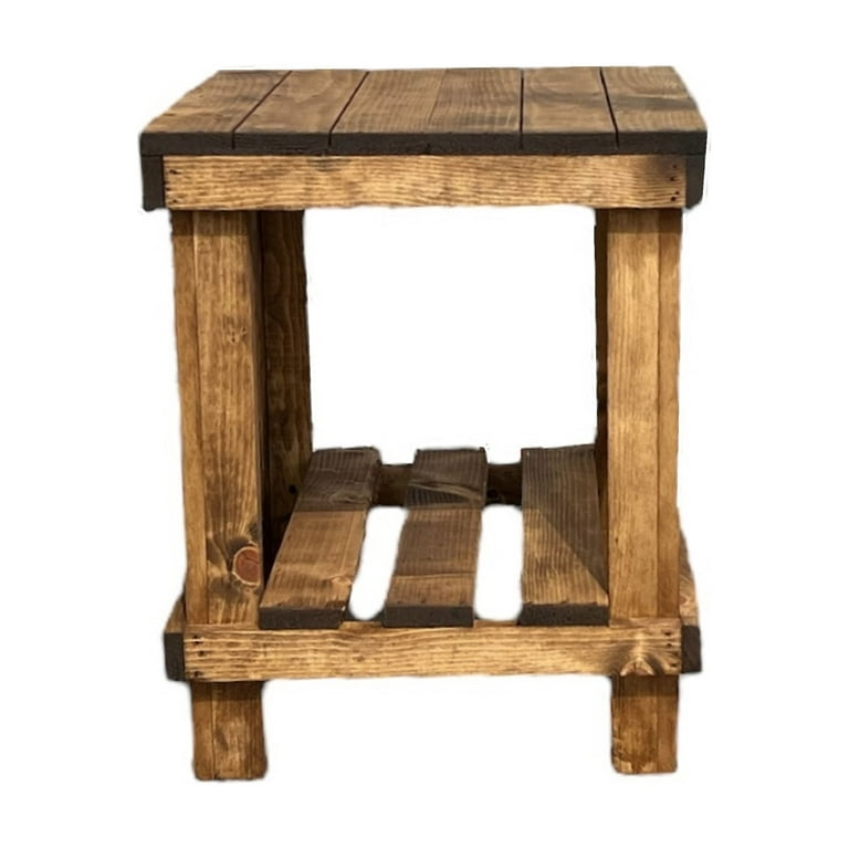 Light pine end tables discount