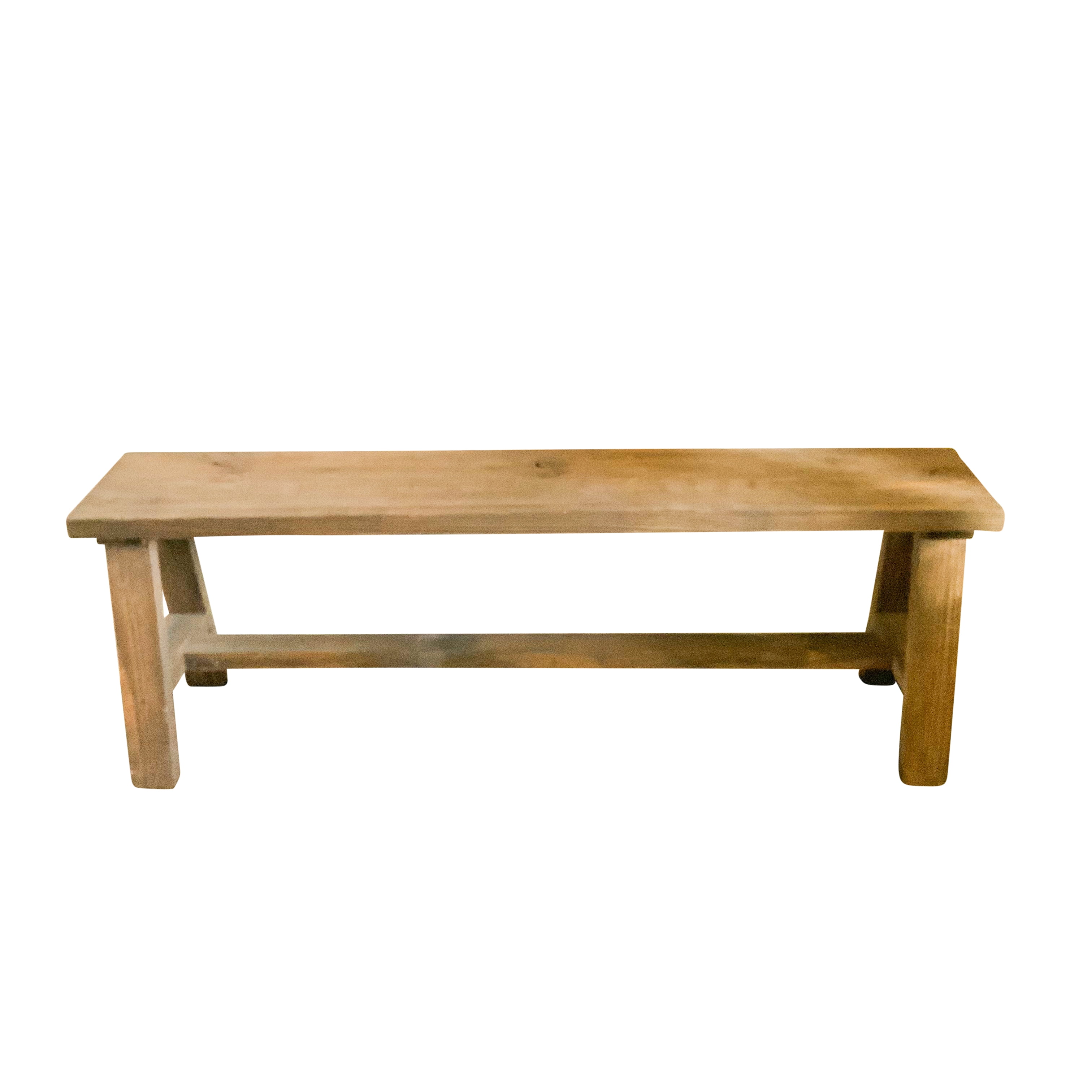 Solid wood clearance entryway bench