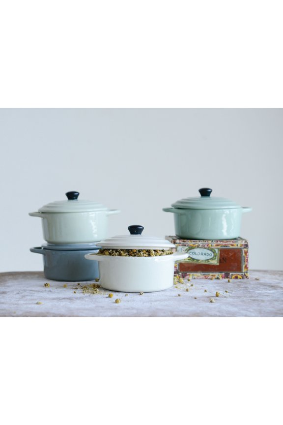 Stoneware Mini Bakers with Lids (Set of 4 Colors)