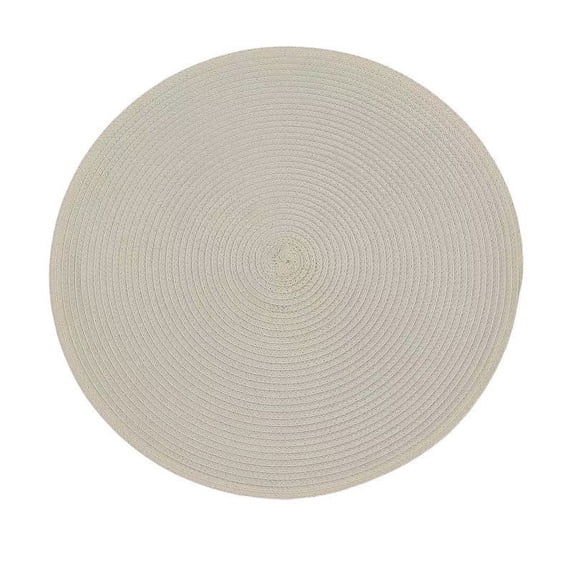 Woven Placemat, 15 Inch Washable Cotton Table Mats Waterproof & Oil-Proof Heat Resistant for Dining Table, Kitchen & Restaurant Use